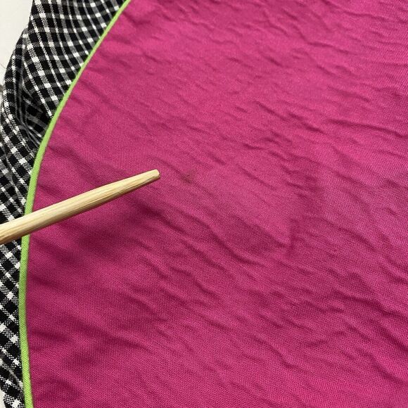 Austin & Ashley Gingham Sleeveless Dress Watermelon Applique Collar Girls Sz 6x - Picture 9 of 9